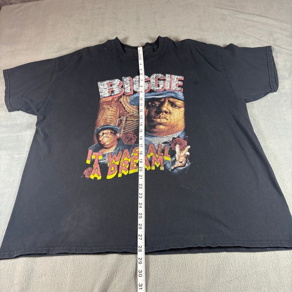 Notorious BIG Biggie Smalls It Was All A Dream Graphic T-Shirt Mens XL Black - Picture 2 of 7